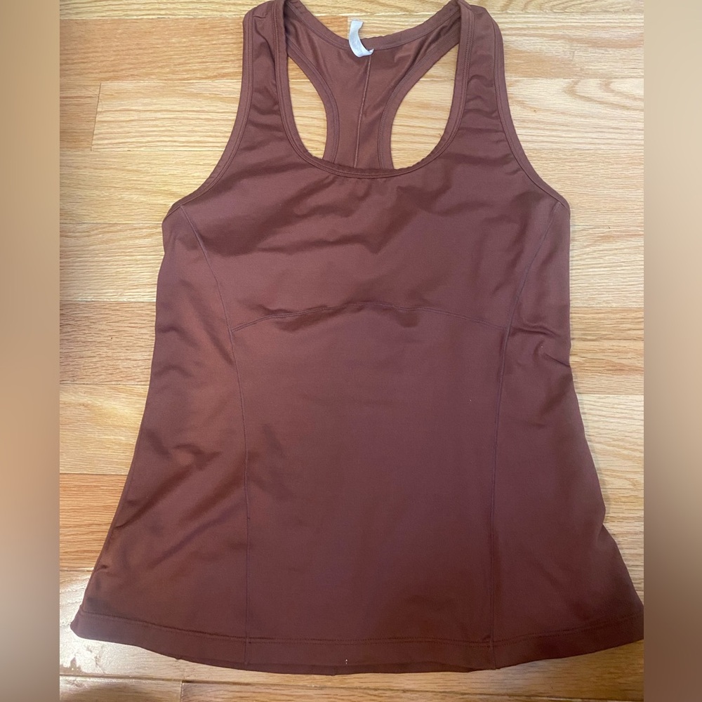 Athleta brown workout tank